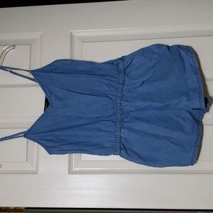 Denim romper